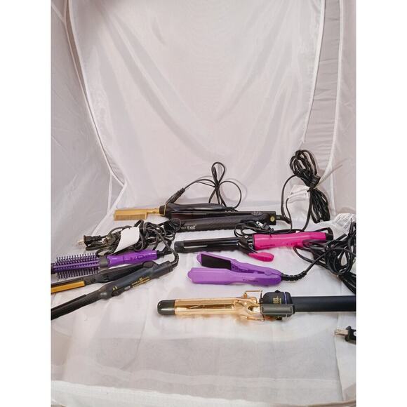 Plug in Ged Lot Of Hair Tools And More - Picture 1 of 8